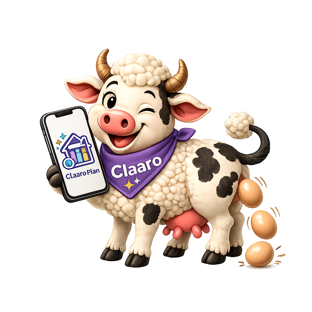 Claaro, the ClaaroPlan mascot